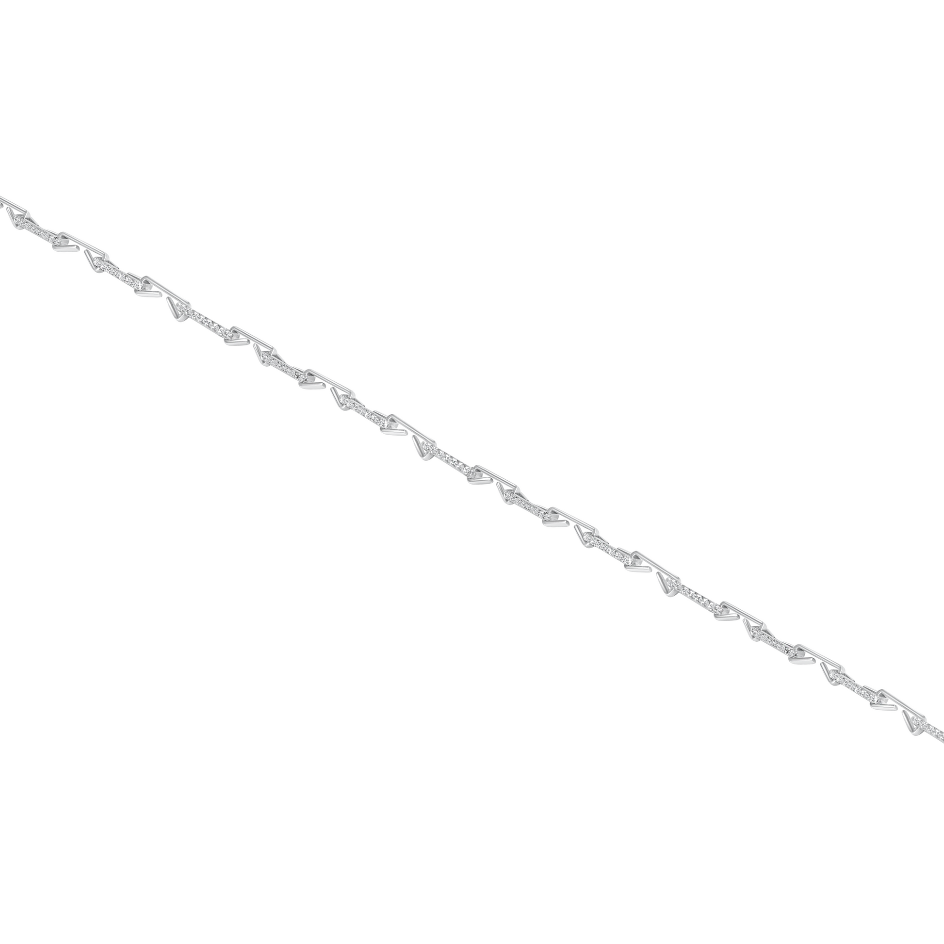 DIAMOND STAPLE BRACELET