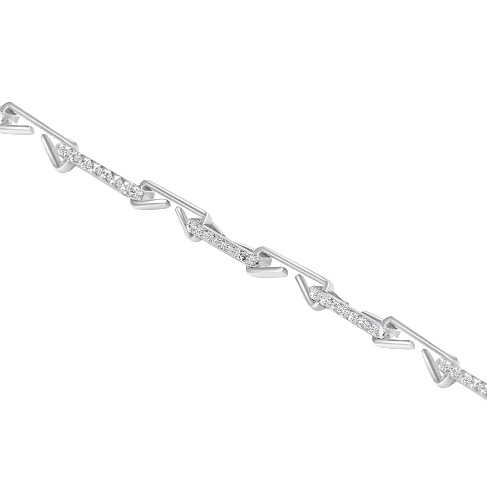 DIAMOND STAPLE BRACELET