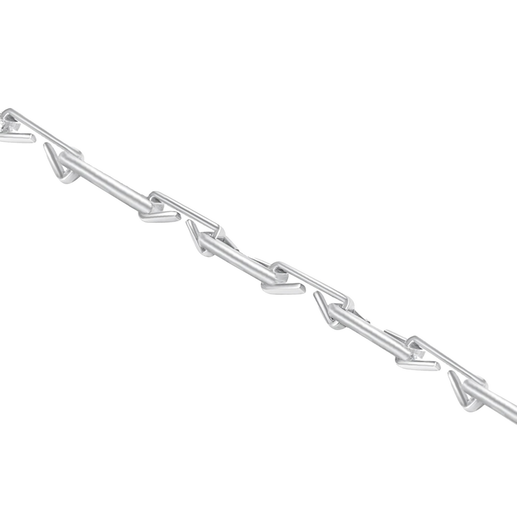 SILVER STAPLE NECKLACE